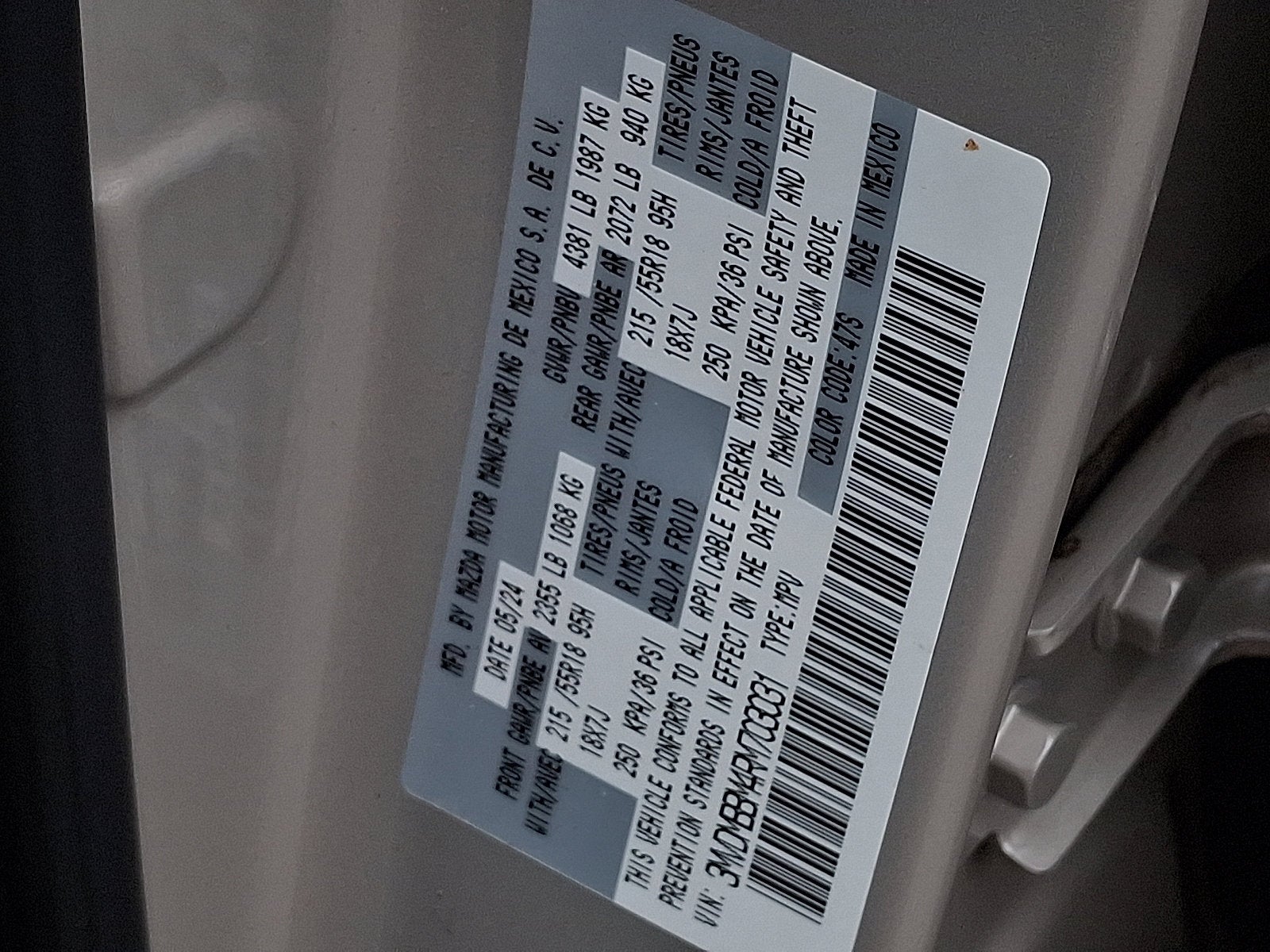 2024 Mazda Mazda CX-30 2.5 S Select Sport