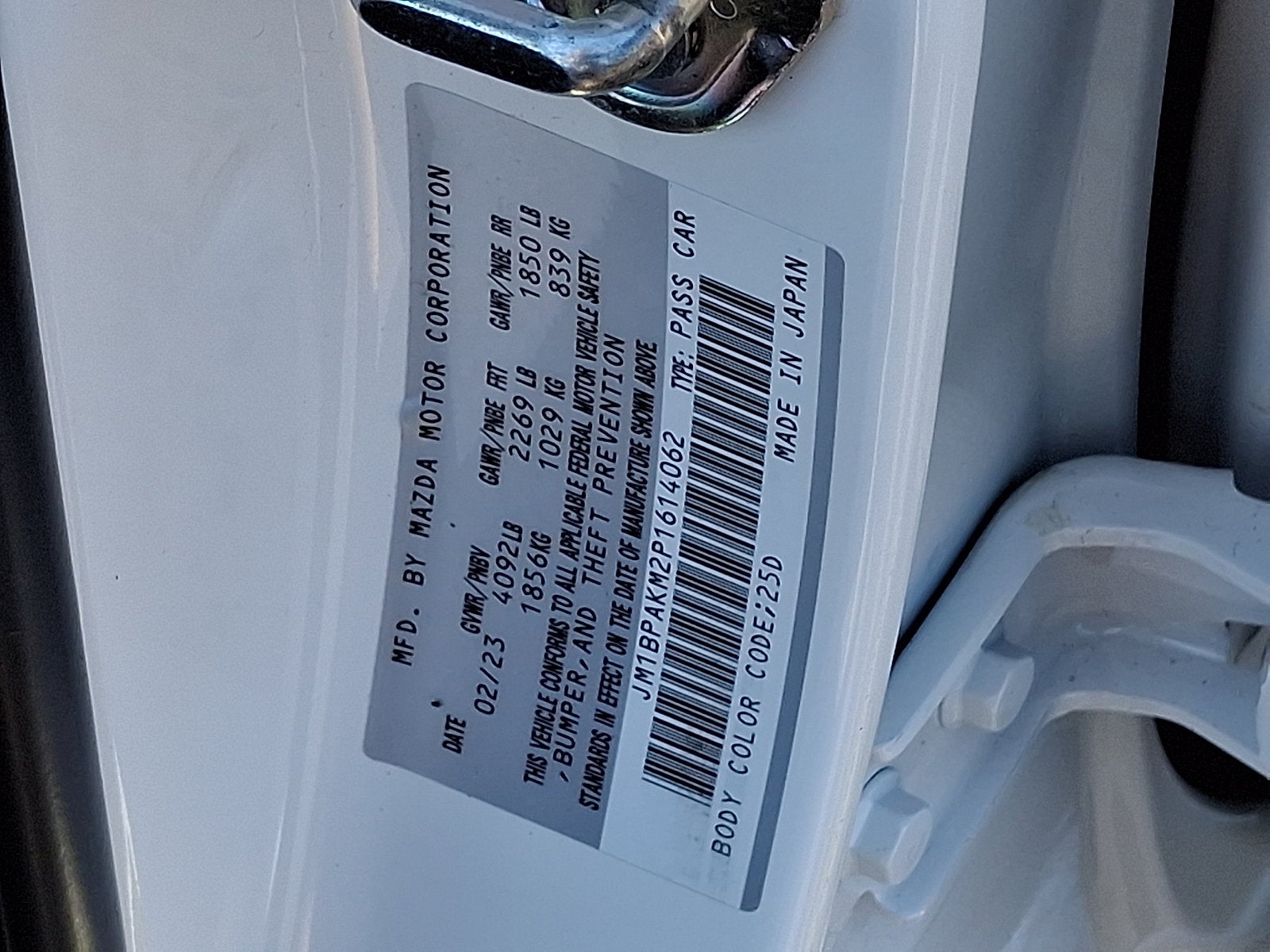 2023 Mazda Mazda3 Hatchback 2.5 S Select