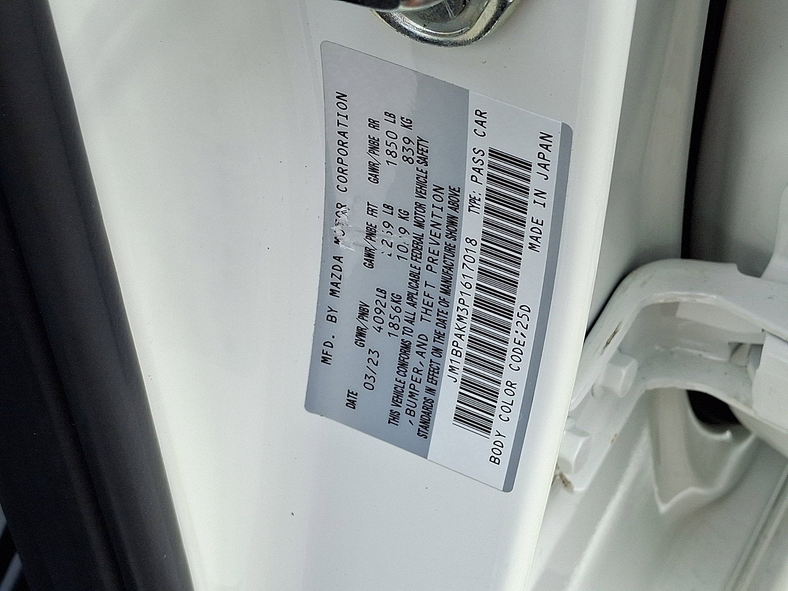 2023 Mazda Mazda3 Hatchback 2.5 S Select