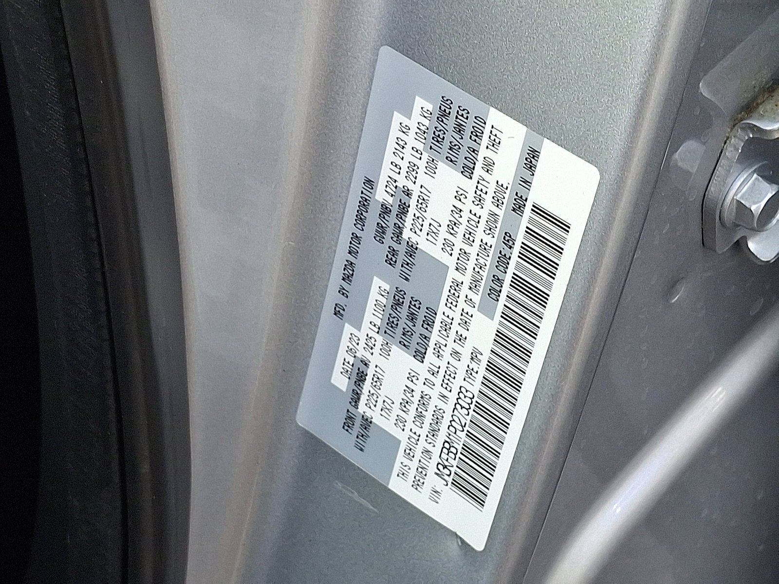 2023 Mazda Mazda CX-5 2.5 S Select Package