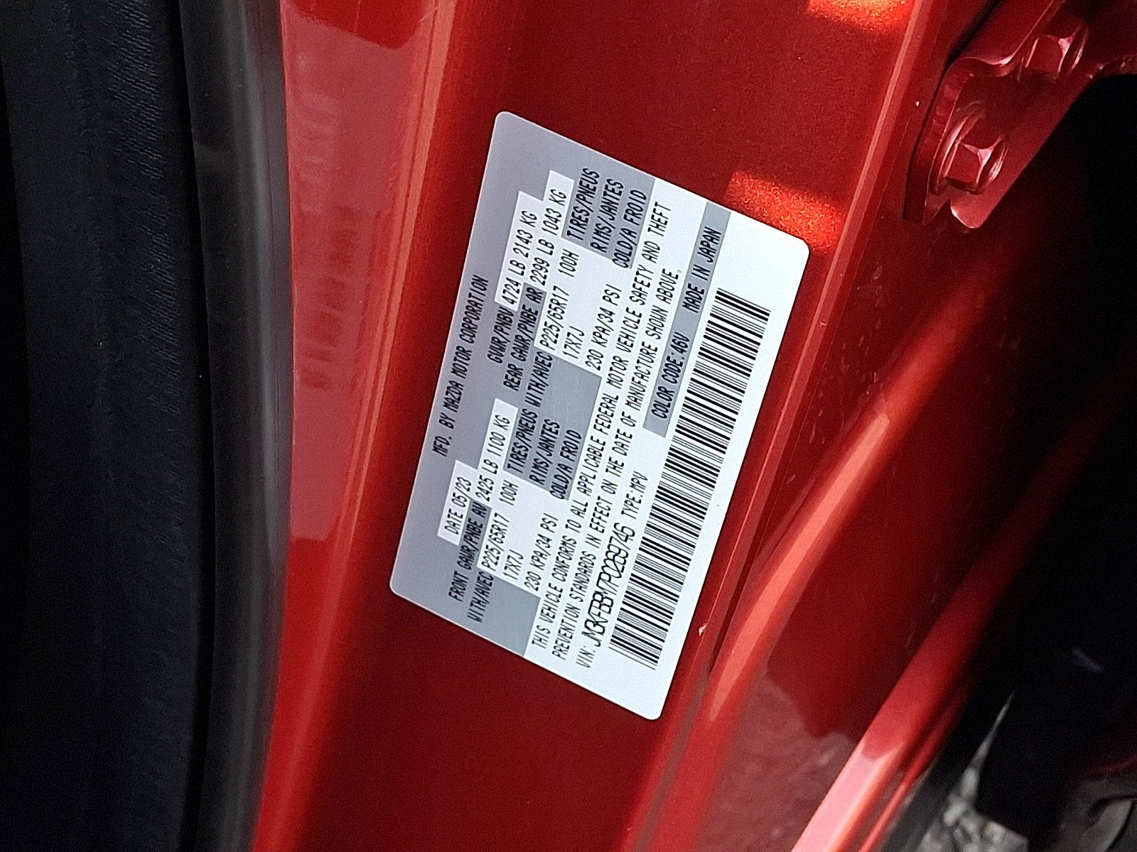 2023 Mazda Mazda CX-5 2.5 S Select Package