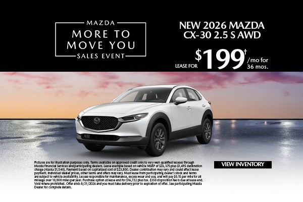 New 2026 Mazda CX-30 2.5 S AWD