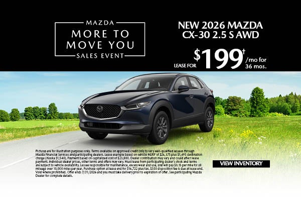 New 2026 Mazda CX-30 2.5 S AWD