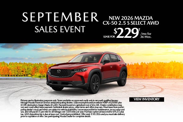 New 2026 Mazda CX-50 2.5 S Select AWD