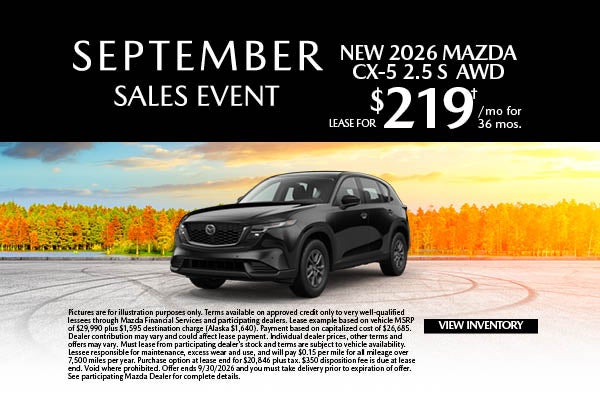 New 2026 Mazda CX-5 2.5 S AWD